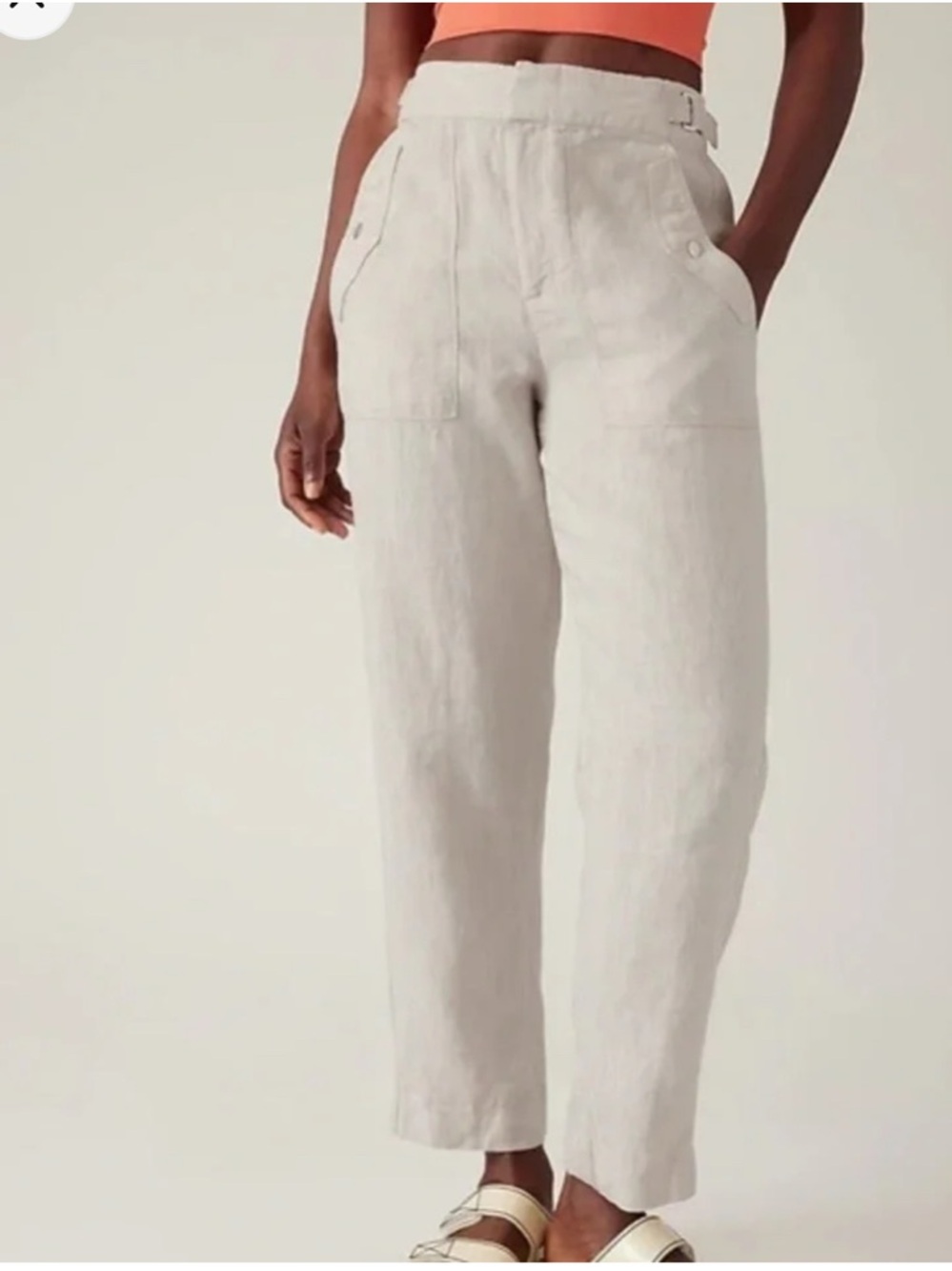 Athleta‎ Voyager Linen Pant Size 8P